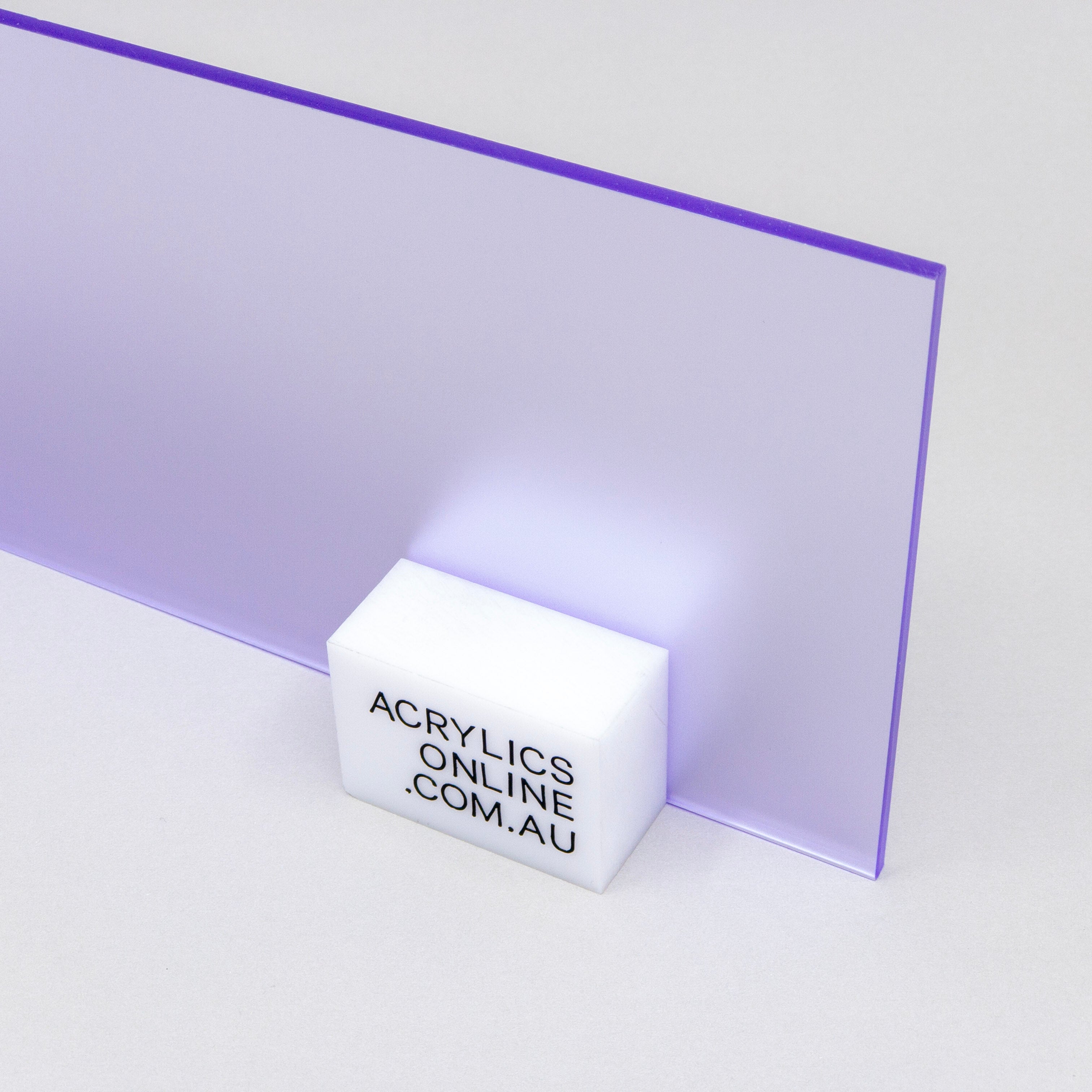 SEMI-TRANSPARENT PURPLE ACRYLIC SHEET — Acrylics Online — Acrylic ...