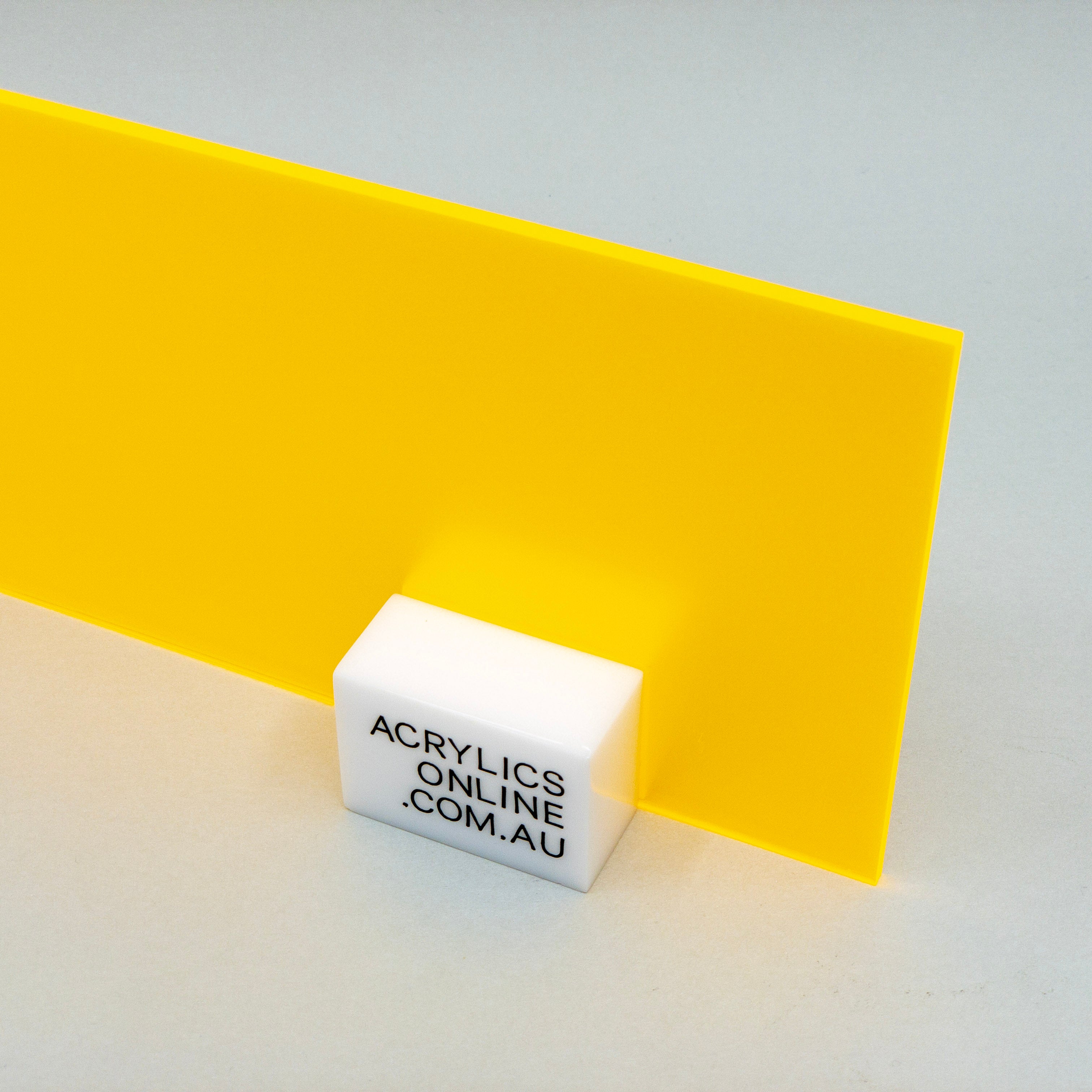 SEMI-TRANSPARENT FLUORESCENT APRICOT ACRYLIC SHEET — Acrylics Online ...