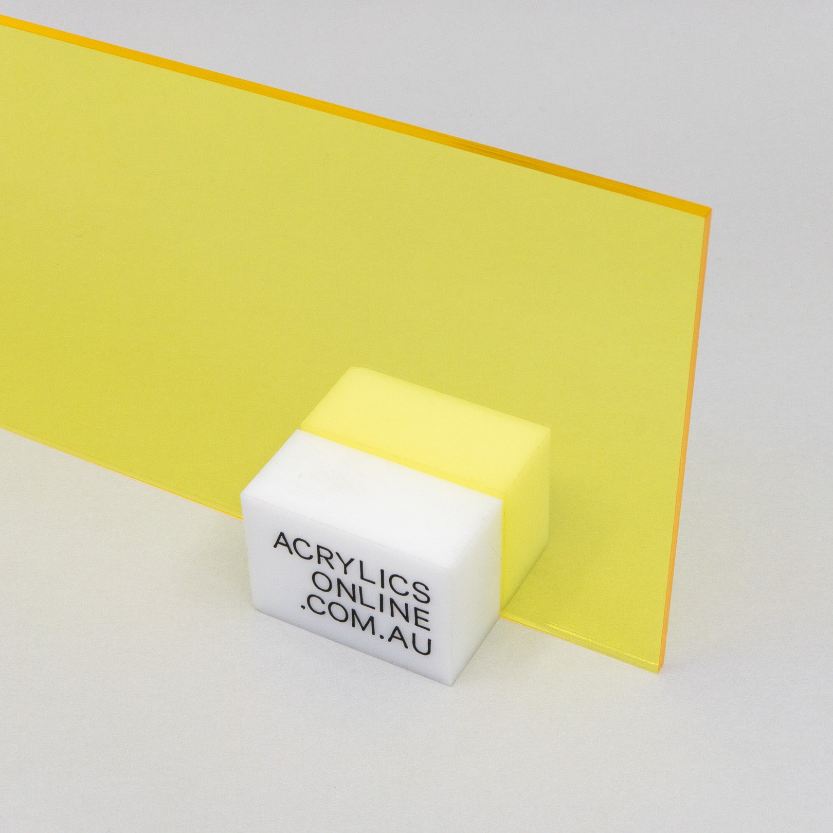 TRANSPARENT YELLOW ACRYLIC SHEET — Acrylics Online — Acrylic Products ...