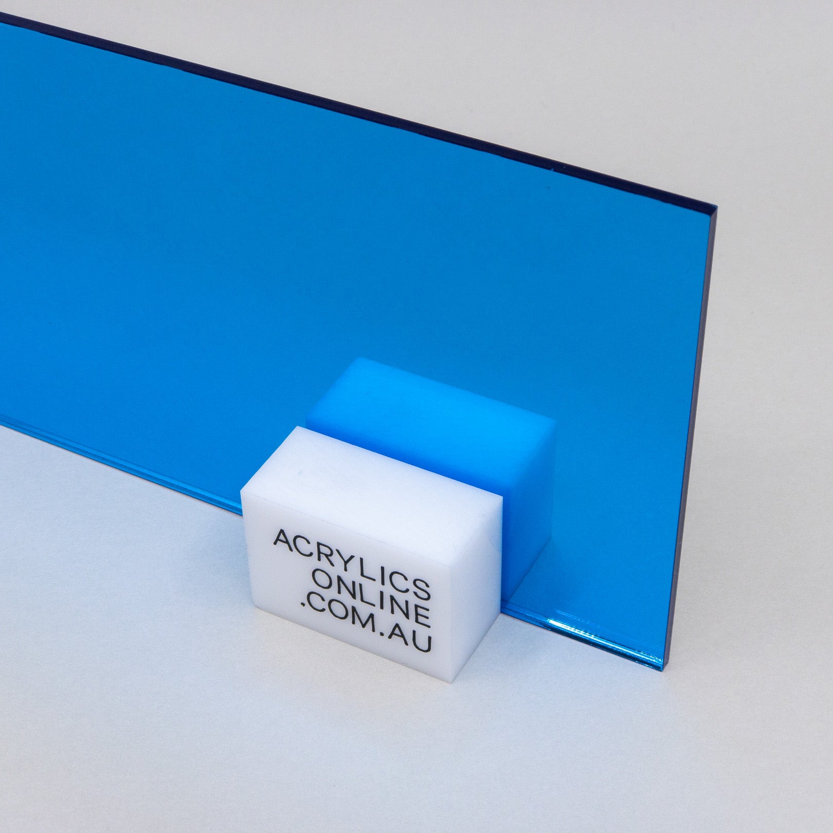 SKY BLUE MIRROR ACRYLIC SHEET — Acrylics Online — Acrylic Products and ...