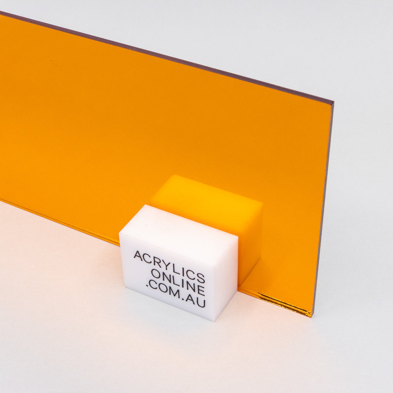 AMBER MIRROR ACRYLIC SHEET — Acrylics Online — Acrylic Products and ...
