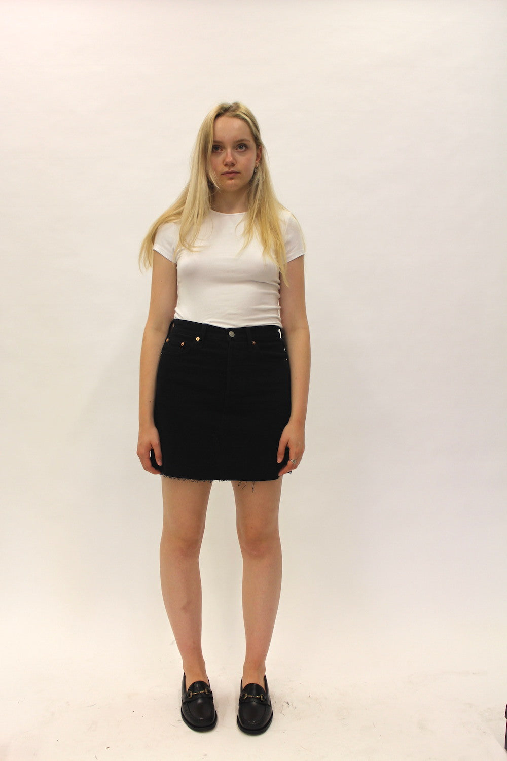HR Decon Iconic BF Skirt | Left Behind | LEVI'S NZ | Shorts Women NZ |  Black Box Boutique