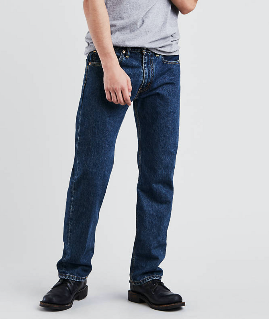 Levi's - 005054886 - 505™ Regular Fit Men's Jeans - Dark Blue – Stubbs  Dept. Store