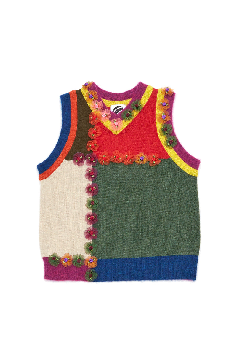 yanyanknits ニットベスト knit vest | bergosafety.com.br