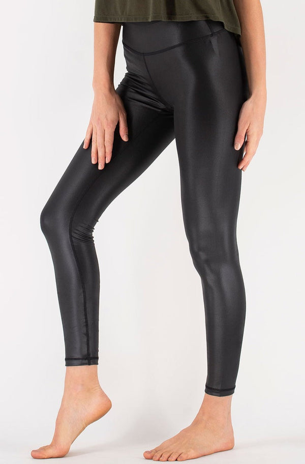 Liquid Black Leggings - Alpha Prime Apparel