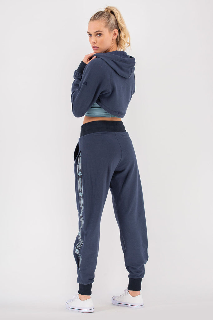 Alpha Prime Sweat Pants Plain Without Leg Logo - Grey - Alpha