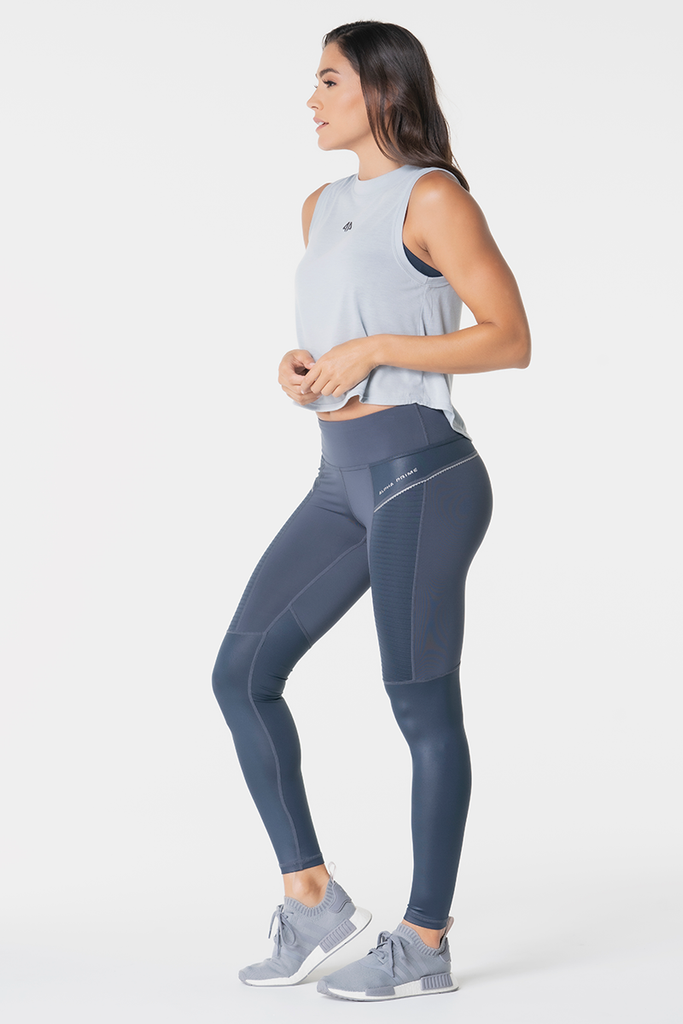 Premium Leggings - Blue Fern