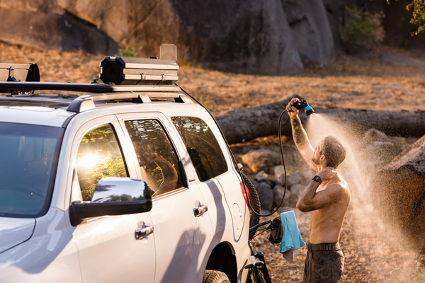 portable camping shower texas