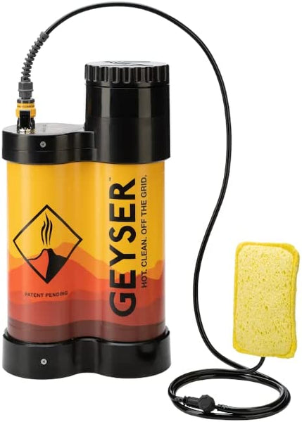 portable shower with built-in heater