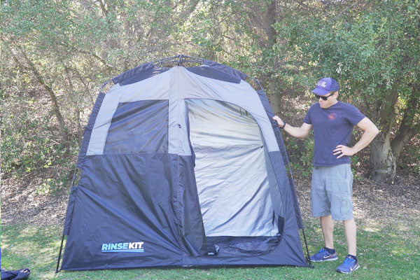 rinsekit shelter shower tent size