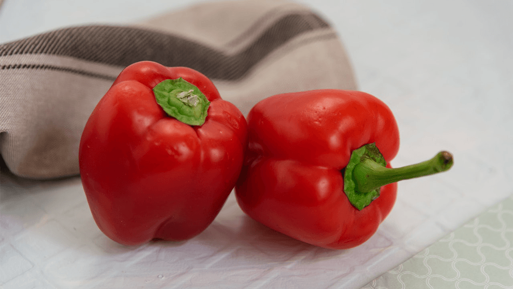 Red-Bell-Peppers-on-Counter