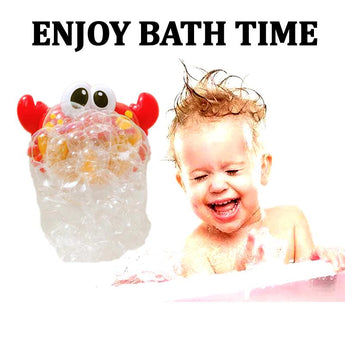 music bath time bubble crab