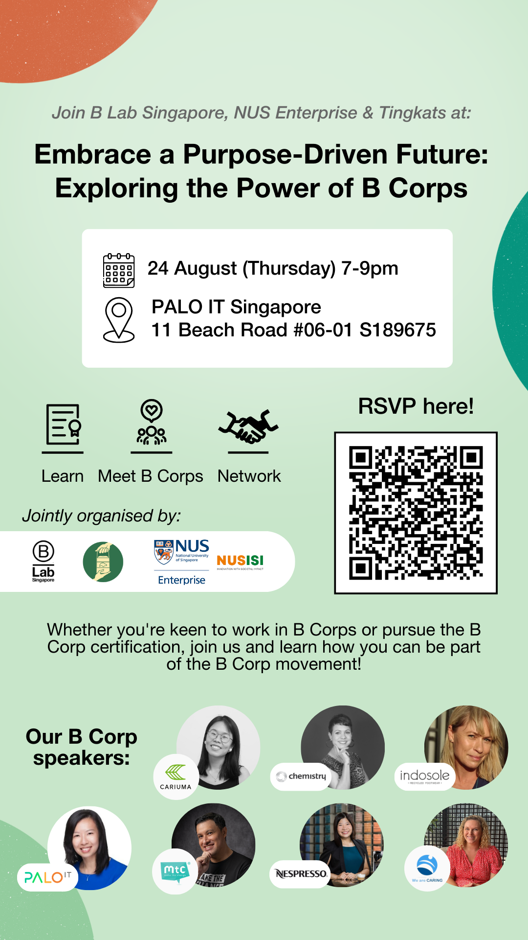 B Corp Event NUS Enterprise Singapore