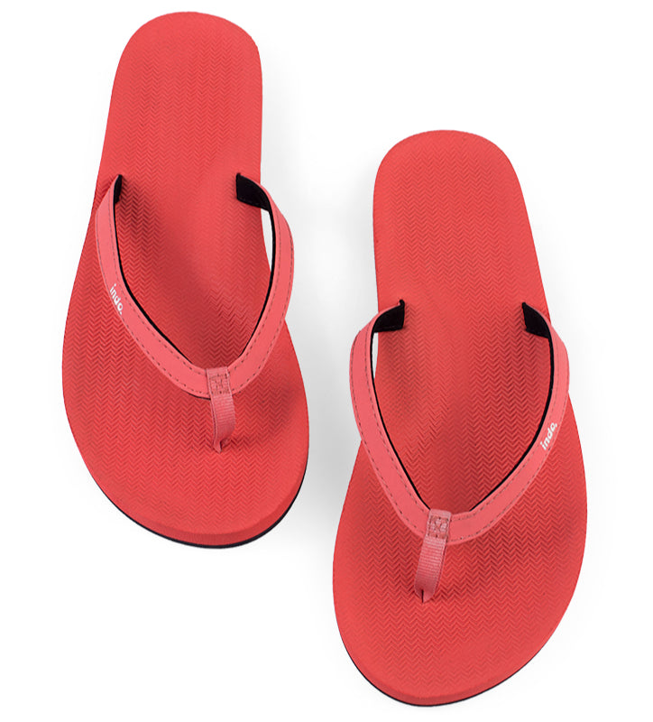 Women's ESSNTLS Flip Flops- Coral 