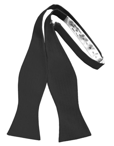 Classic Cummerbund with Black Faille Silk & Solid Thai Silk Ribbon IFACB-1