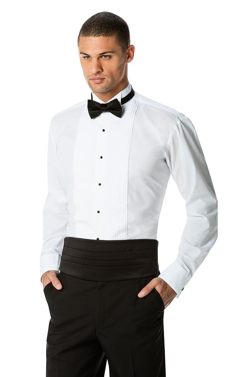 tuxedo shirt with bowtie