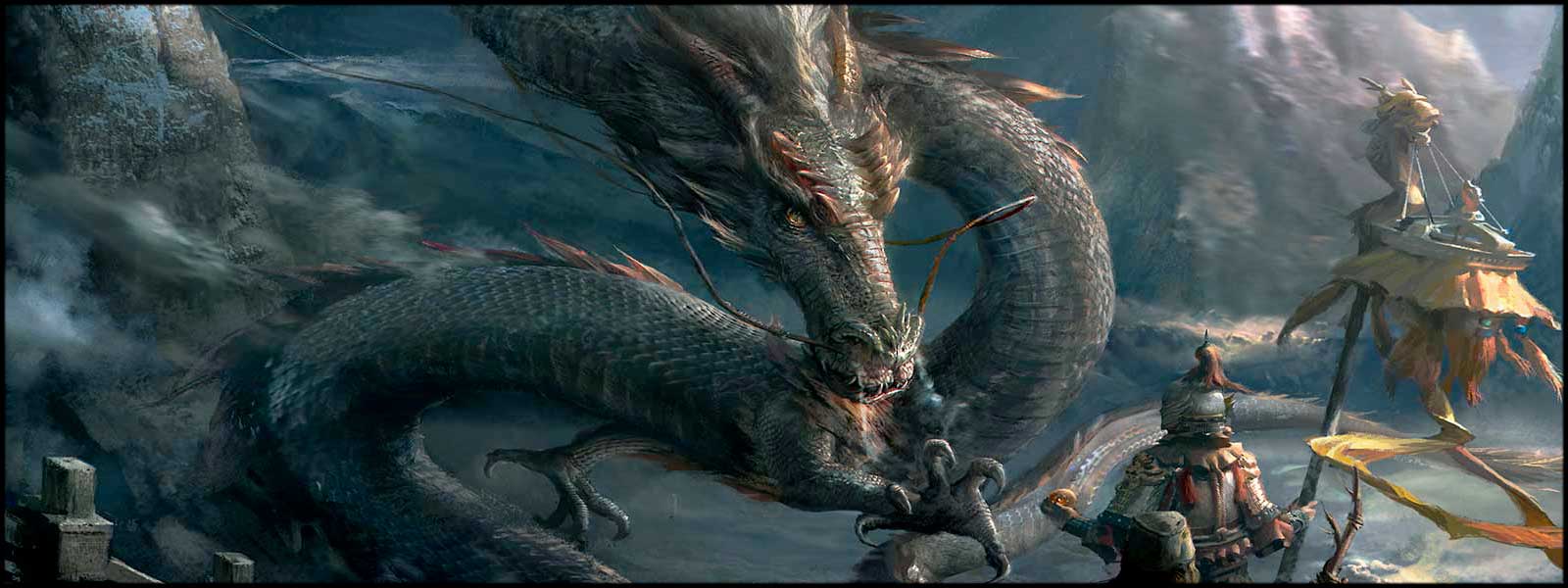 Chinese dragon body