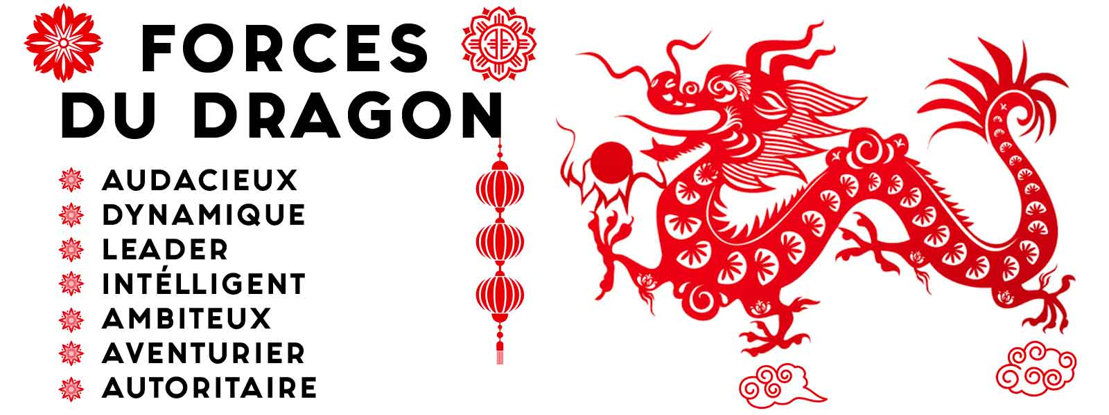 Forces du signe chinois dragon