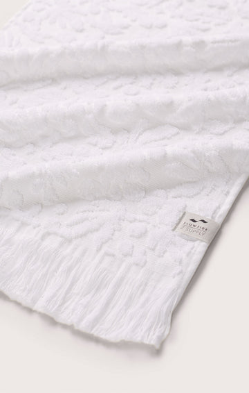 AccessoriesRouen Jacquard Bath Towel Off White