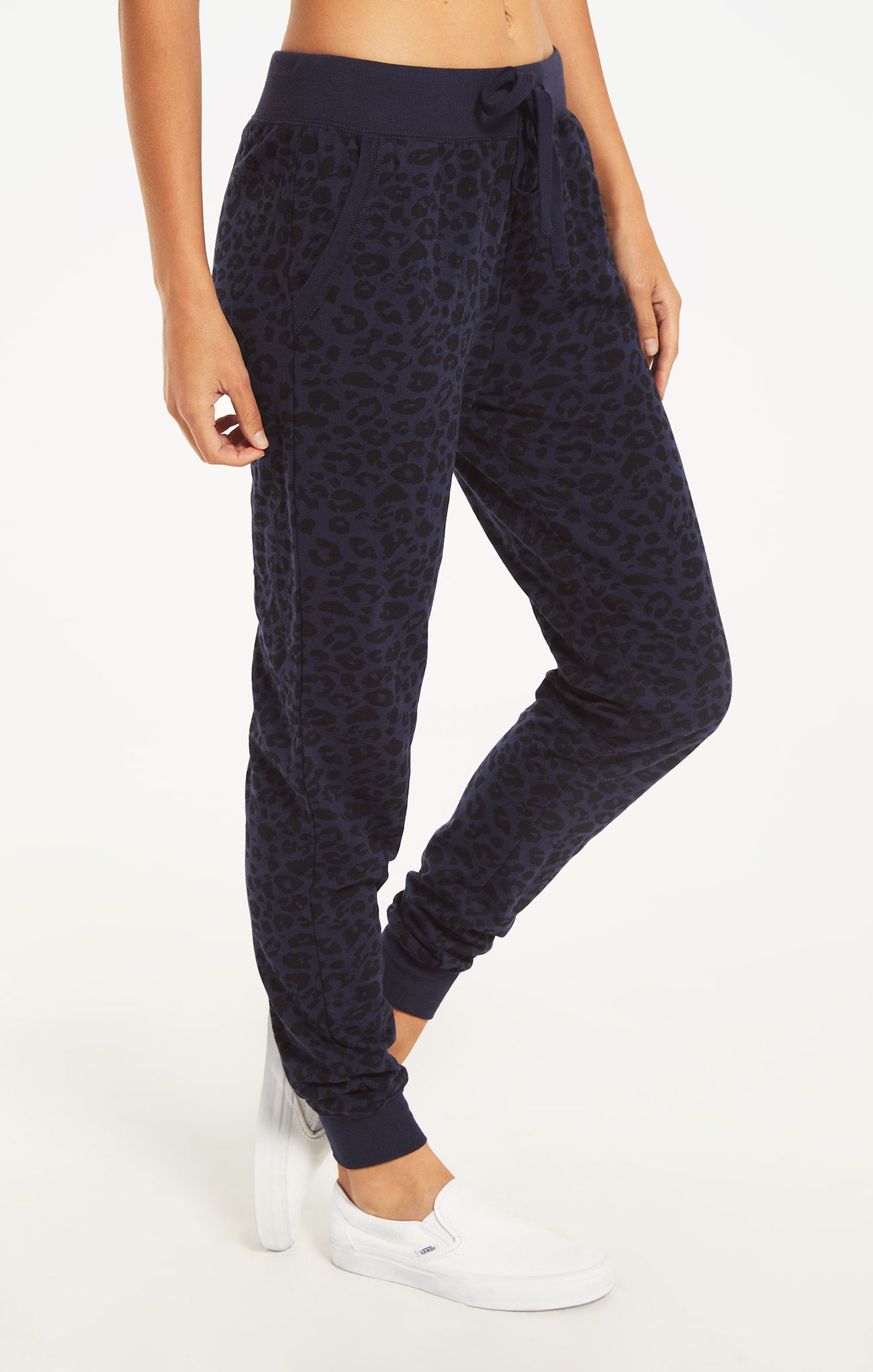 leopard jogger pants