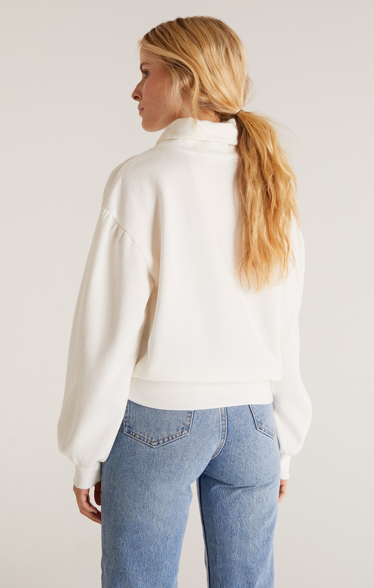 z supply funnel neck sweatshirt