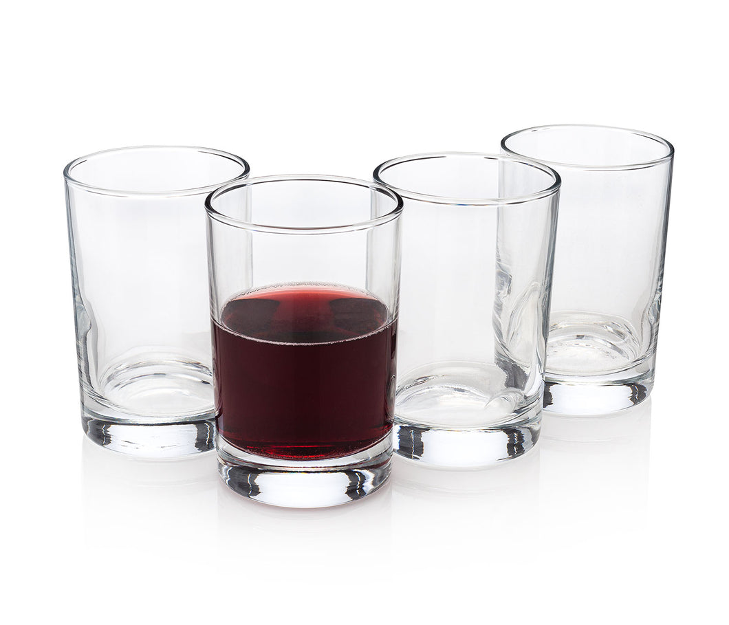 Bàcaro Di Veneto Rustic Italian Stemless Wine Glasses Set Of 4