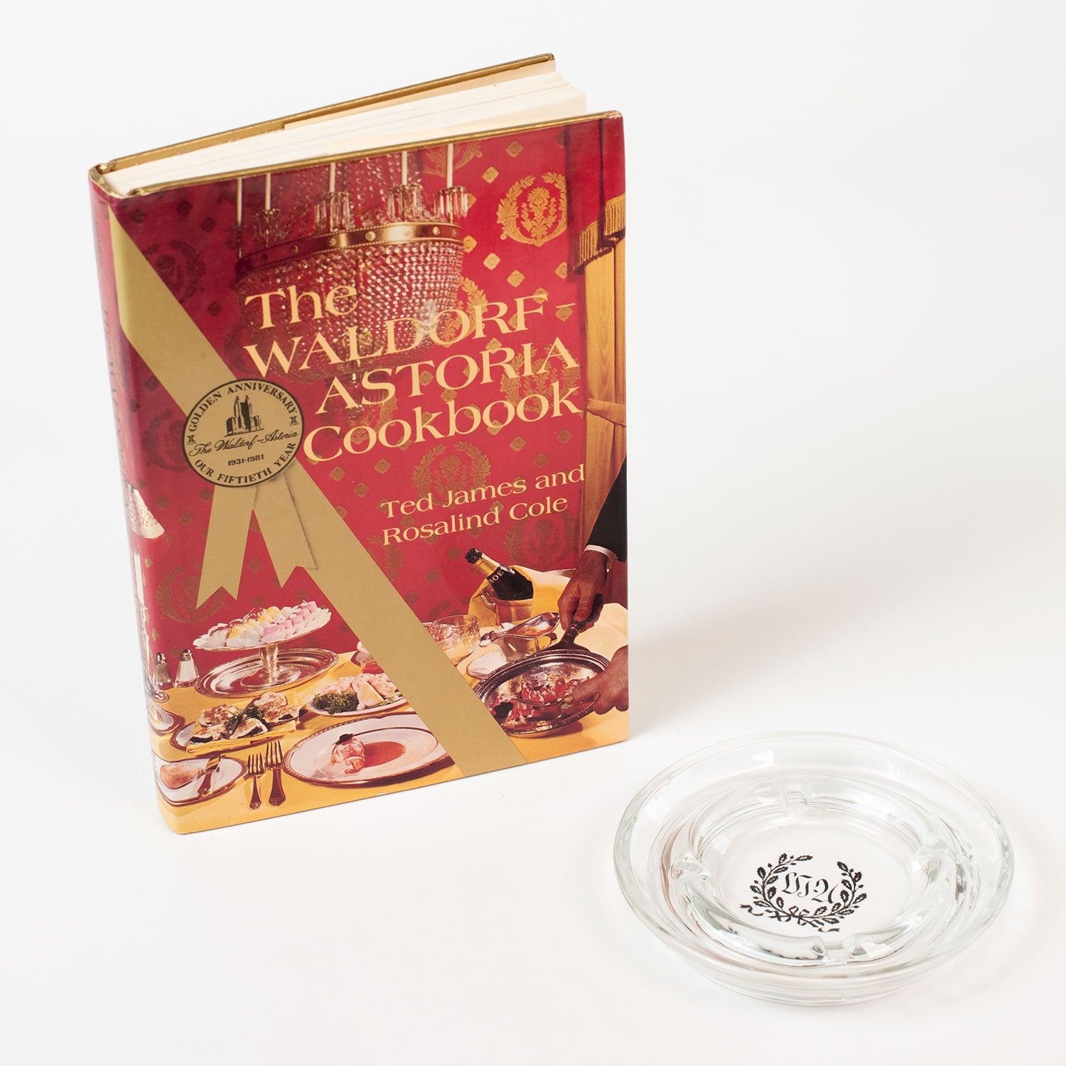 Original Waldorf-Astoria Hotel Ashtray PLUS First Edition Copy of 