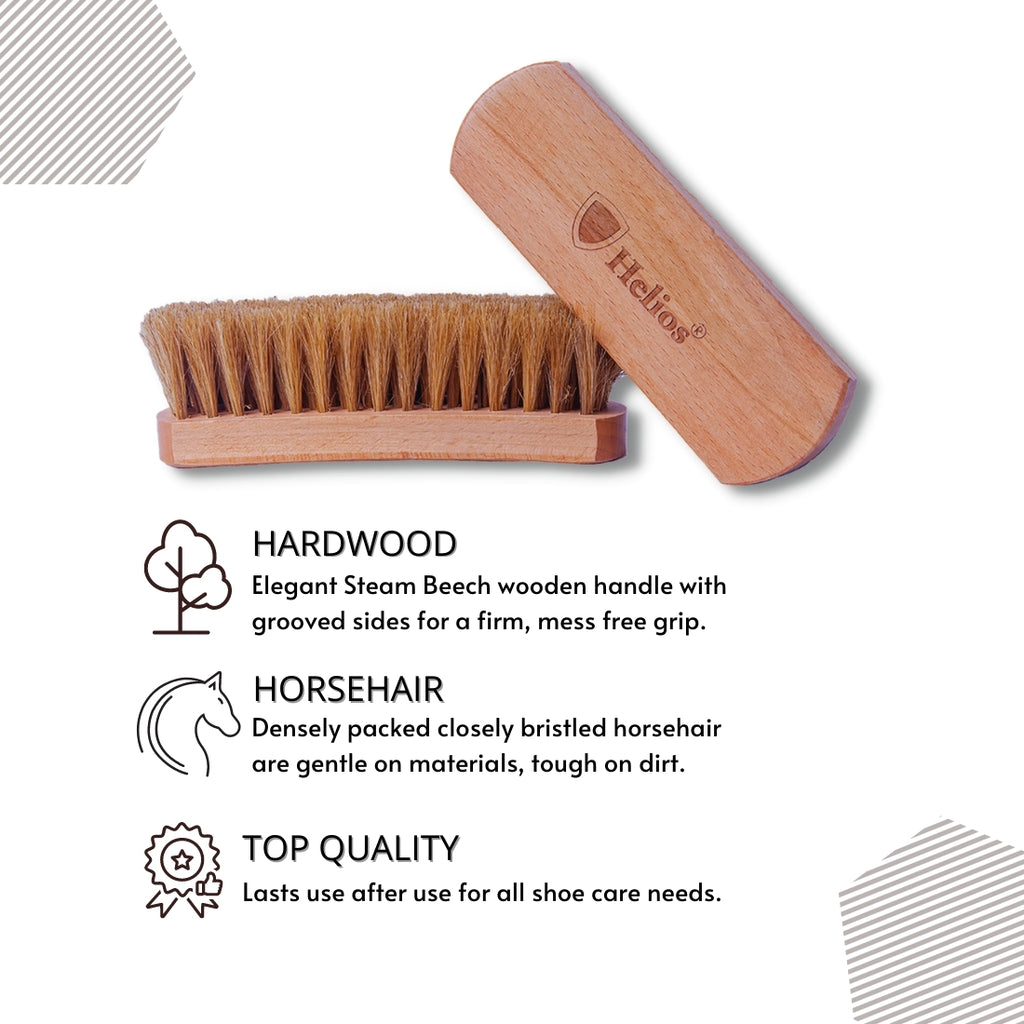 Hy Equestrian  Hy Equestrian Deluxe Horse Hair Wooden Body Brush