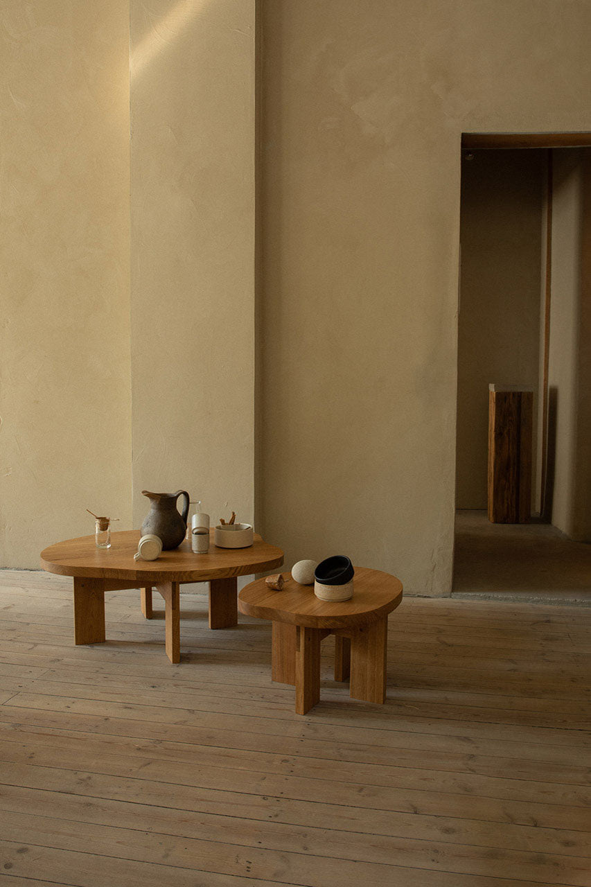 beroerte Realistisch Creatie Farmhouse coffee table - organische salontafel eikenhout Frama – Aedam  Anthony
