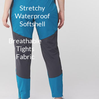 blue and black running or cycling pants 