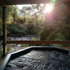 Hot tub hut on the Appalachian trail