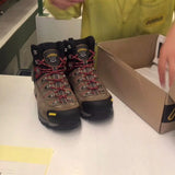 Packing boots up for return shipping