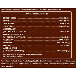 pure balance turkey and sweet potato cat food