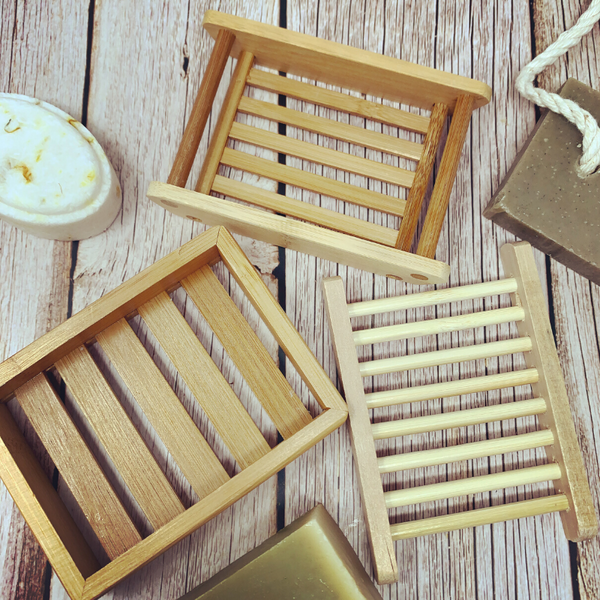 bamboo soap dishes