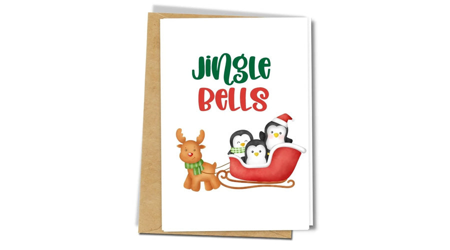 jingle bells Christmas card