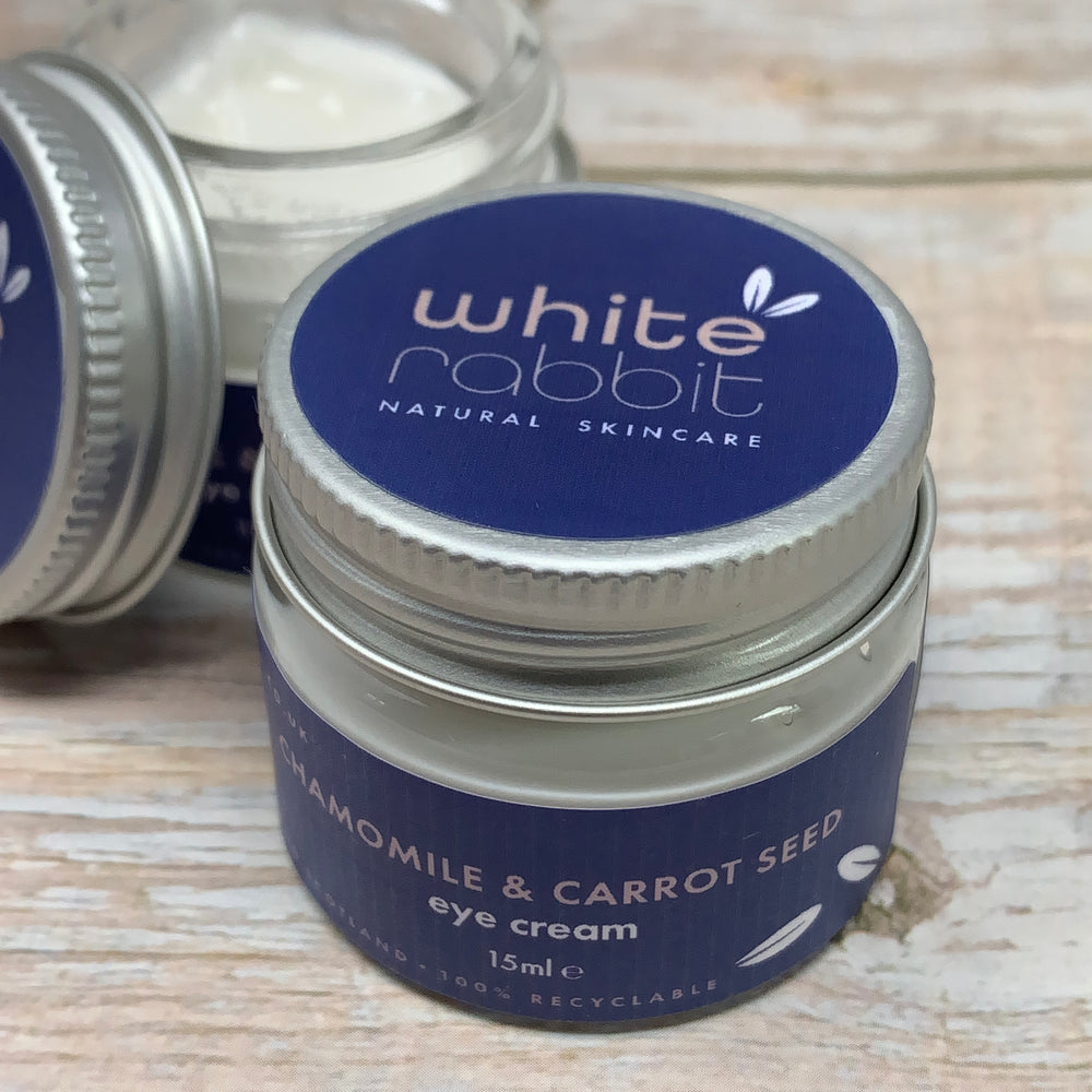 eye cream by white rabbit in plastic free reusable packaging