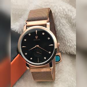 rolex watch with magnetic belt