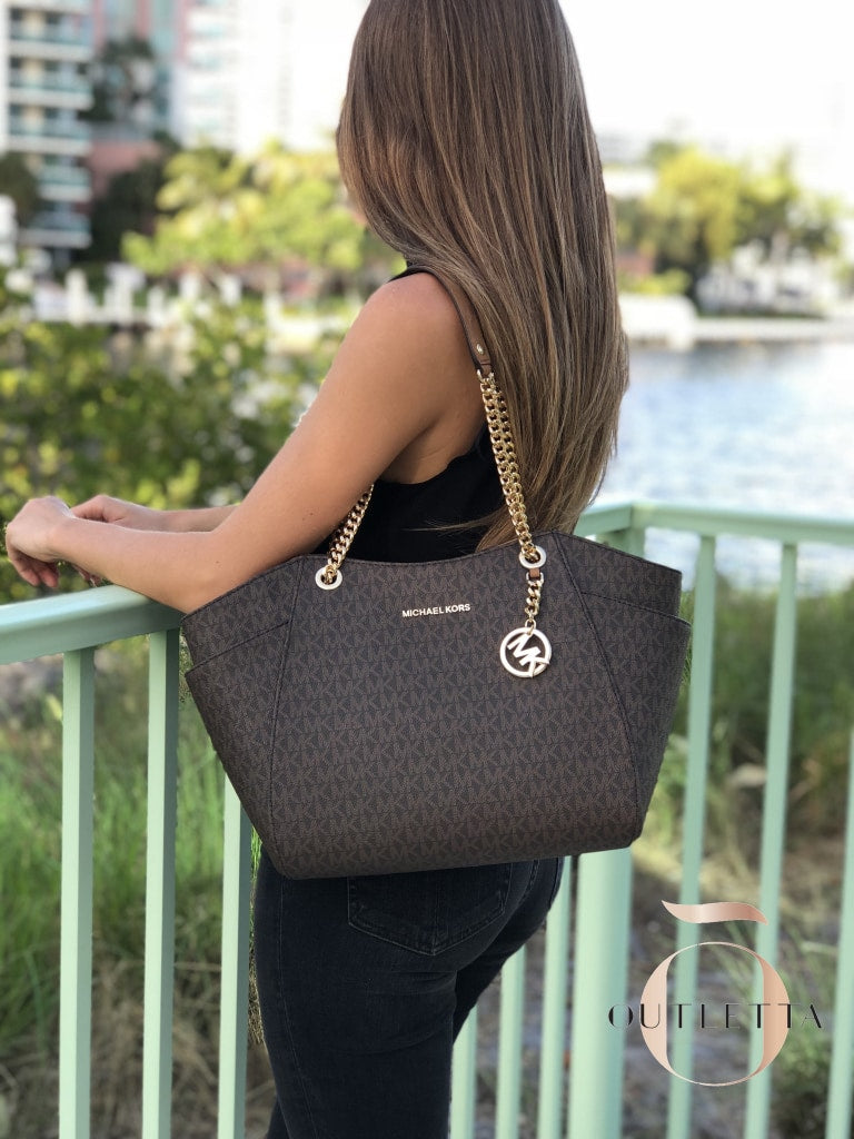 michael kors chain tote