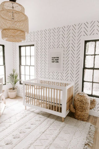 scandi baby room