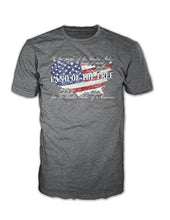 USA Flag Map Constitution America Men's Graphic T-Shirt