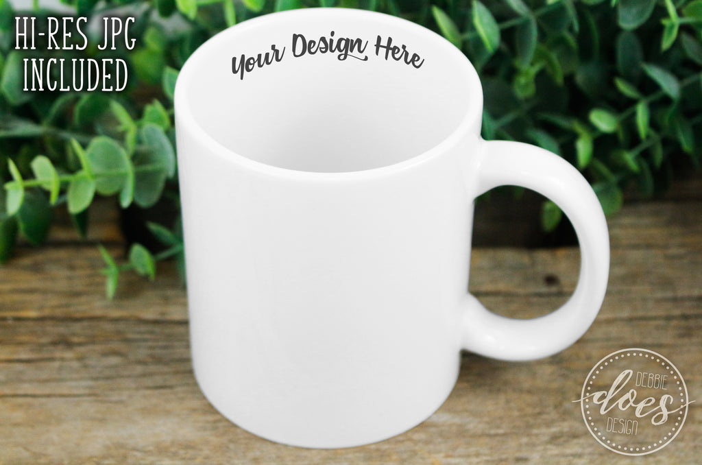 Download White 11oz Mug Mockup Bundle - Debbie Does Design