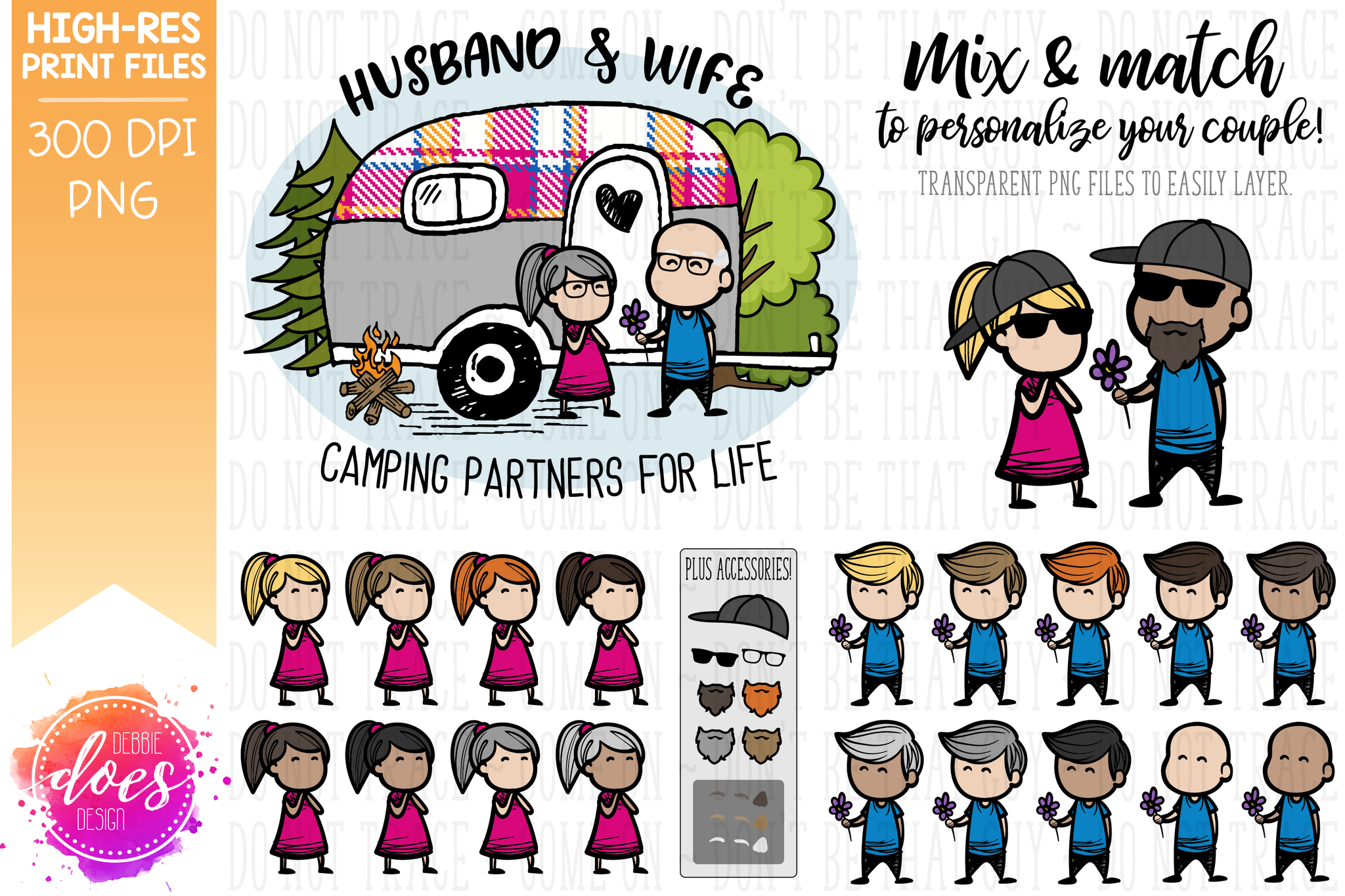 Download Camping Partners For Life Kit Sublimation Printable Designs Debbie Does Design