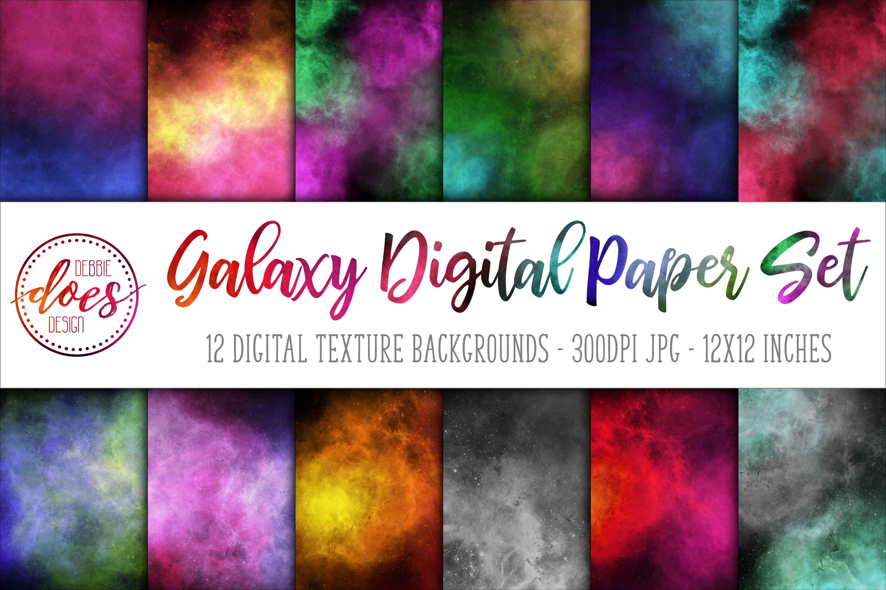 Galaxy Digital Paper/Texture Set - Design Elements