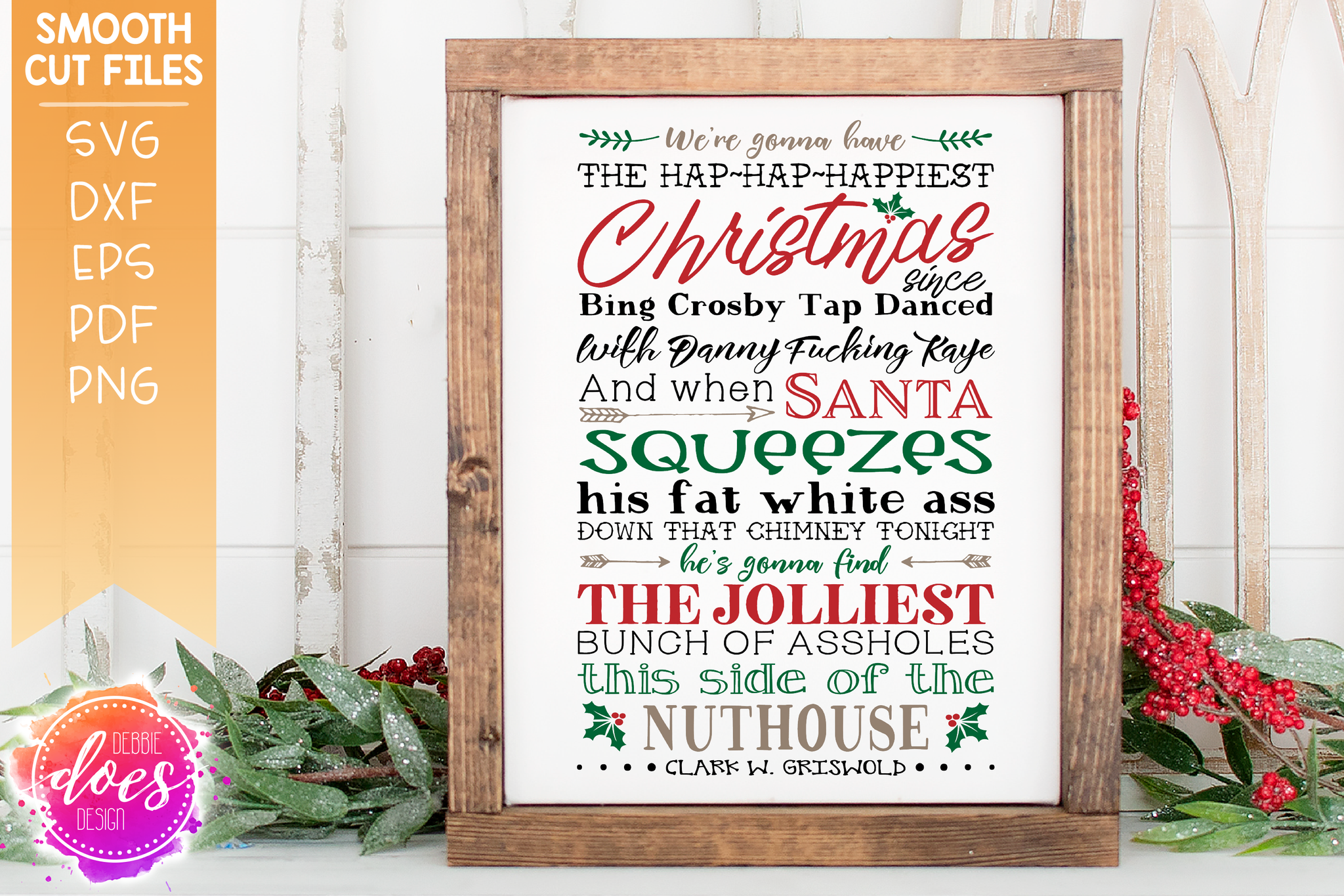Jolliest Bunch Griswolds Christmas Vacation Svg File Debbie Does Design