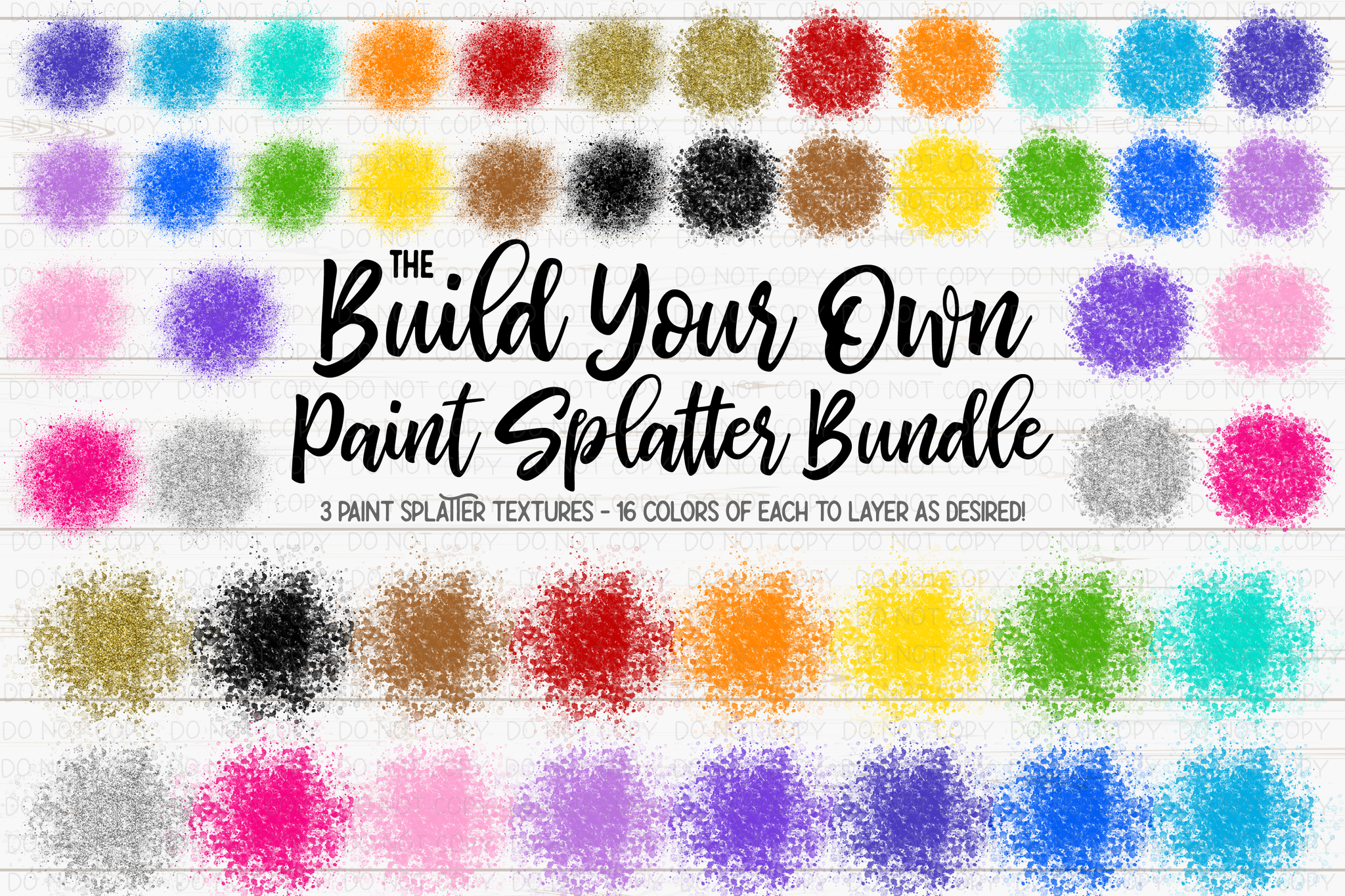 Download The Build Your Own Paint Splatter Bundle Includes 48 Files Design Debbie Does Design