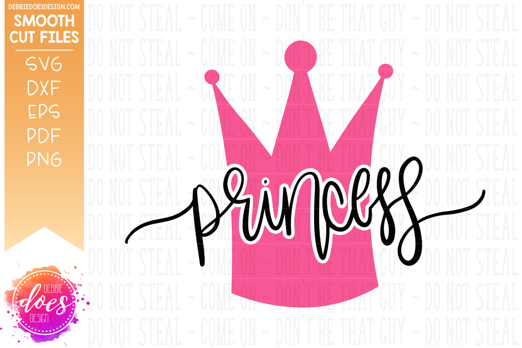 Download Princess Crown - SVG File - Debbie Does Design