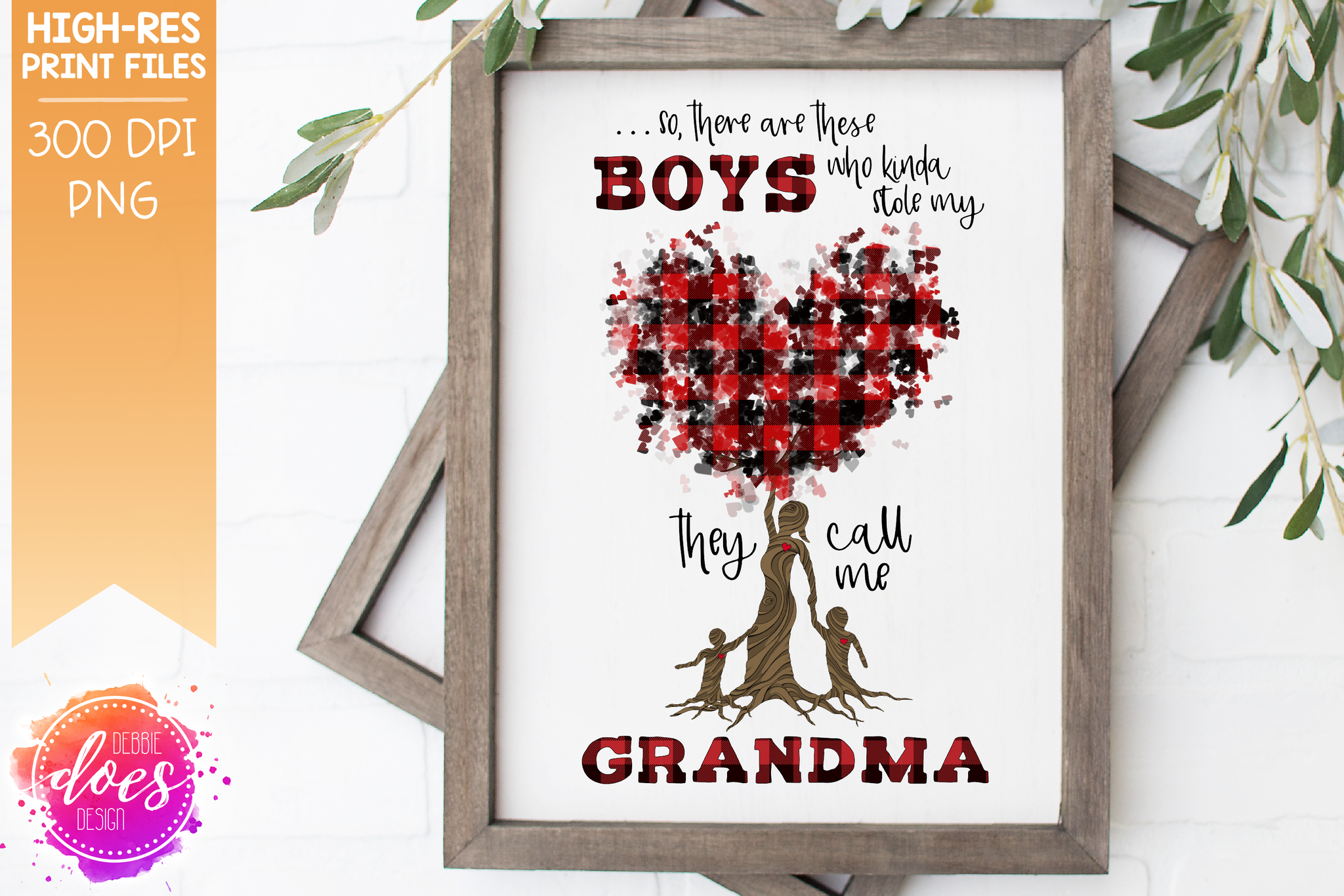Download Who Stole My Heart Tree Customizable 2 Boys Kit Sublimation Prin Debbie Does Design