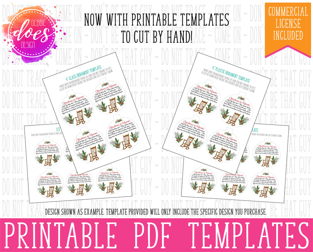 Download Christmas In Heaven Chair Design Sublimation Printable Design Debbie Does Design SVG Cut Files