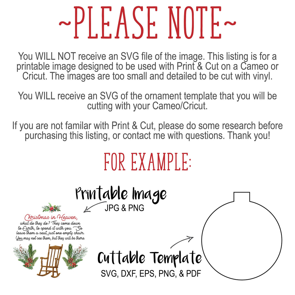 Download Christmas In Heaven Chair Design Sublimation Printable Design Debbie Does Design SVG Cut Files