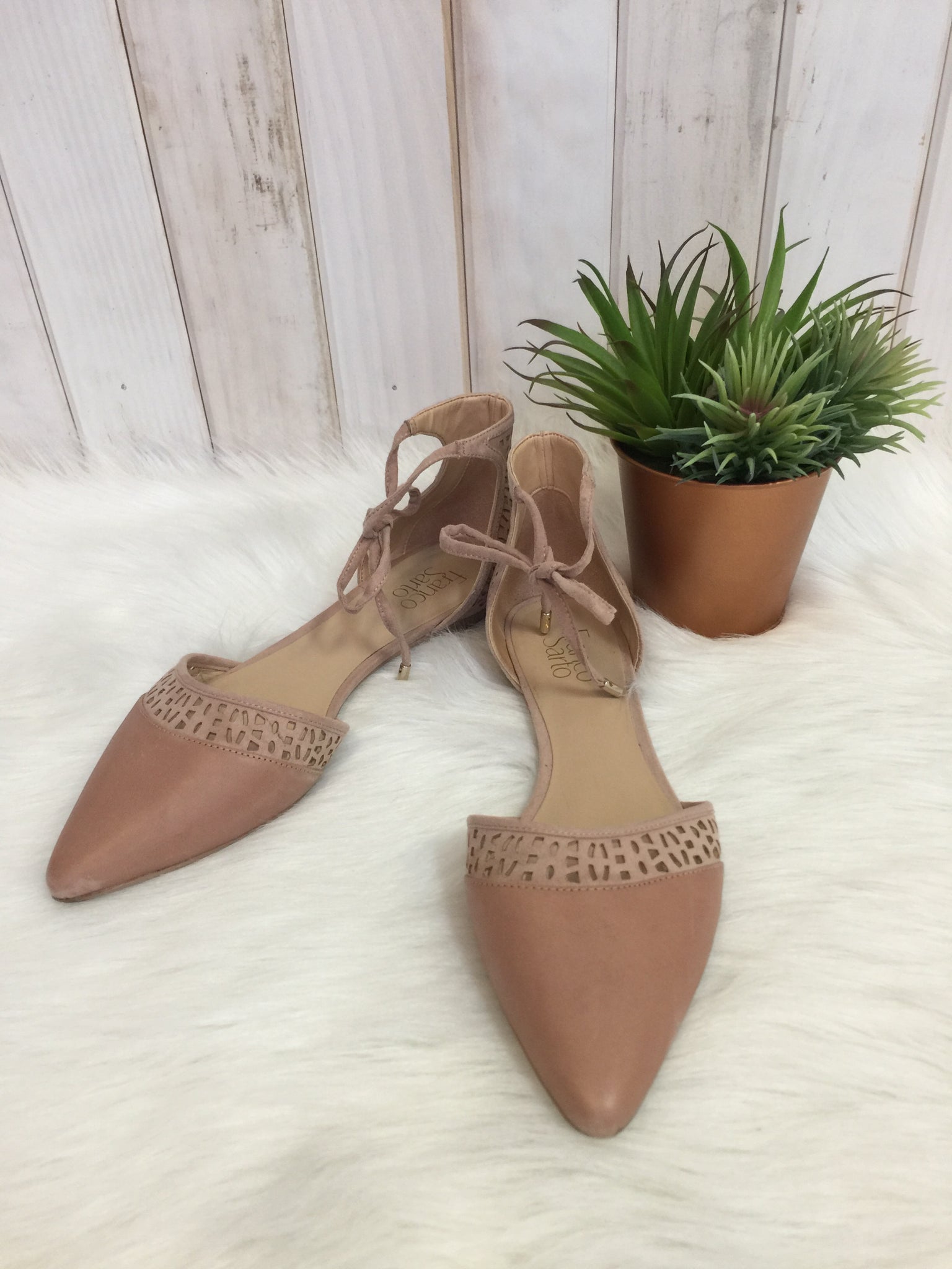 franco sarto nude flats